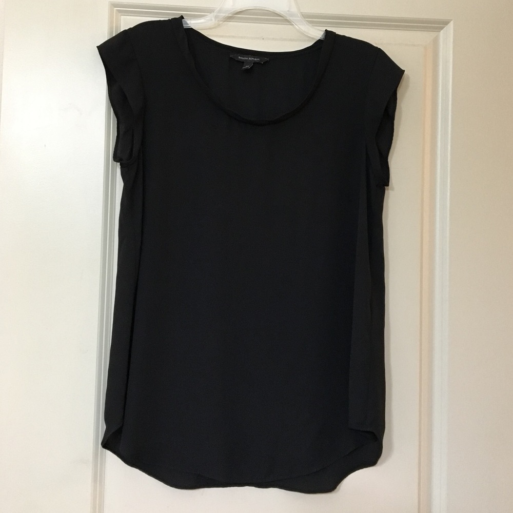 Banana Republic black blouse